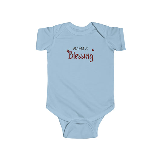 Blessed Mama - Women's Fitted Shirt (S, M, L) & 6 Months Onesie